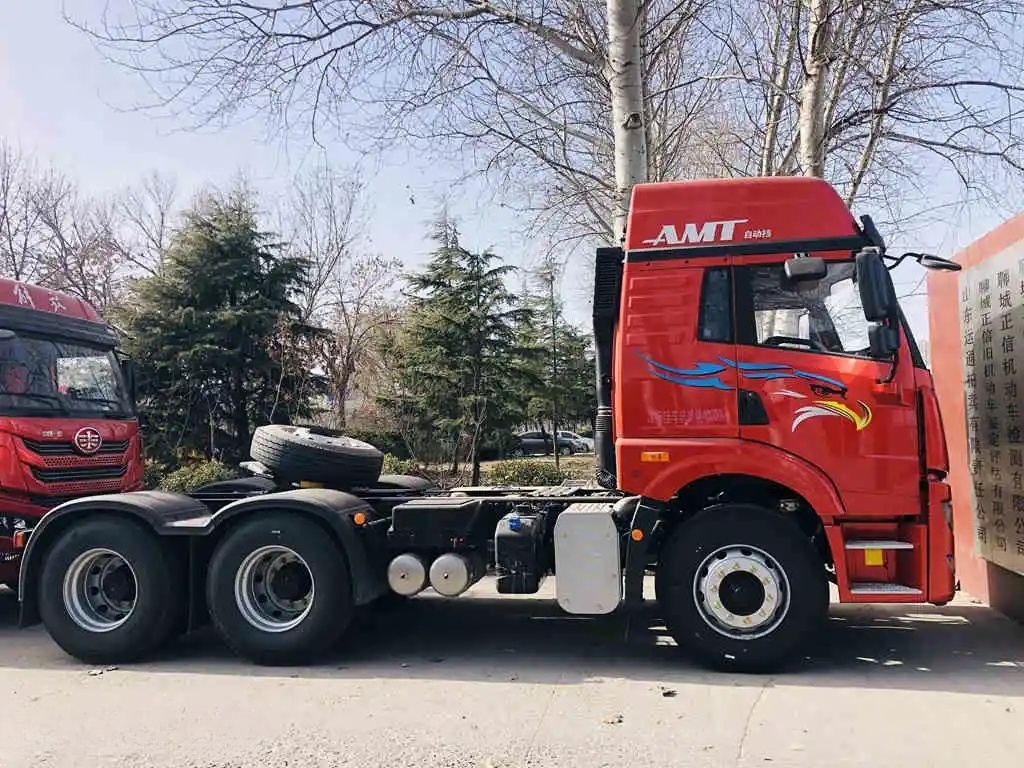 Qingdao faw han VH 480 HP 6X4 AMT automatic tractor 