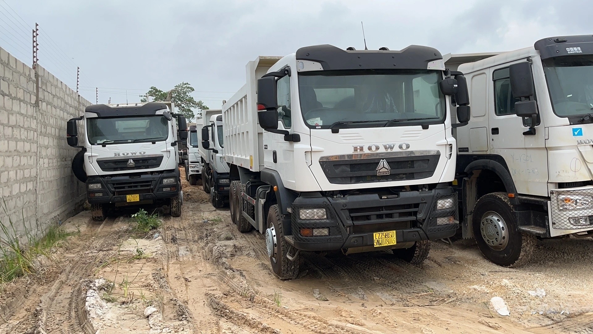 SINOTRUK HOWO TX 350 horsepower 8X4 6.8m dump truck