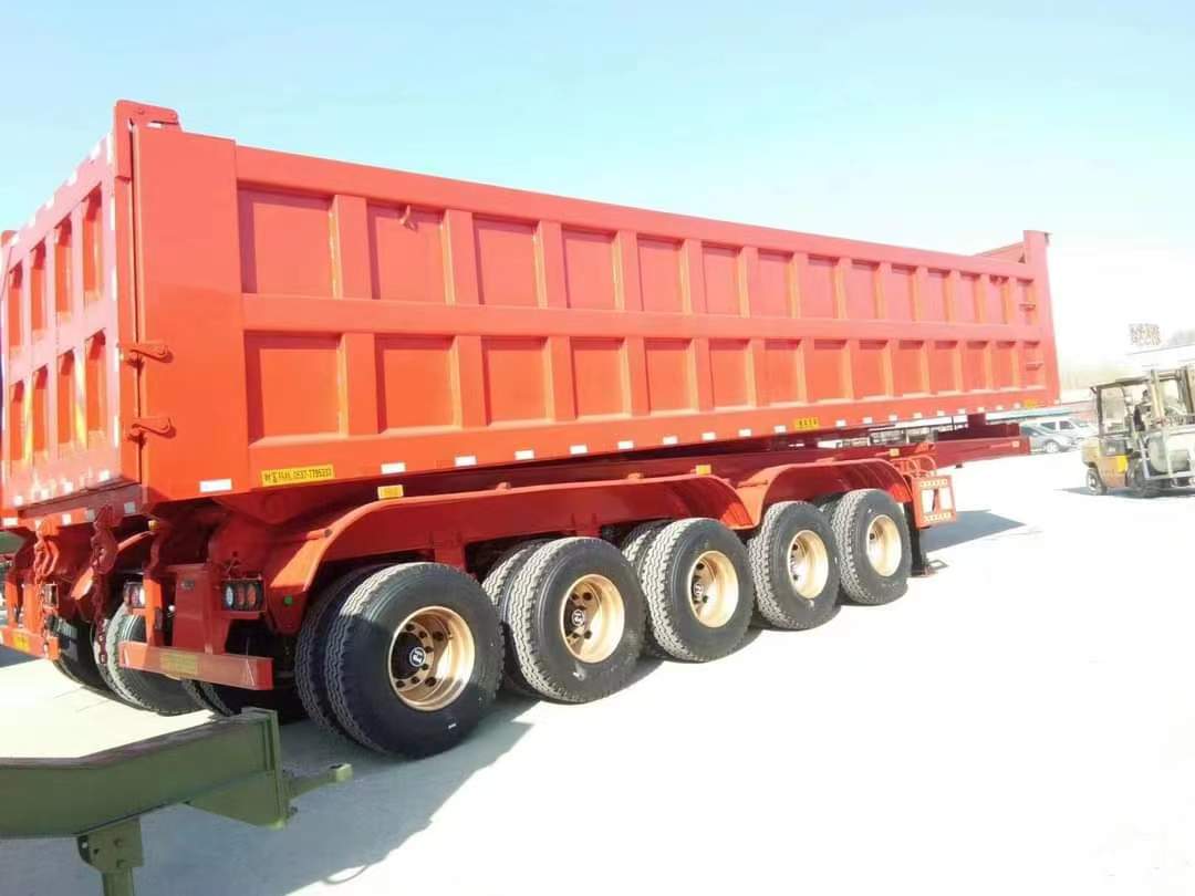 10.5m rear flip dump semi-trailer