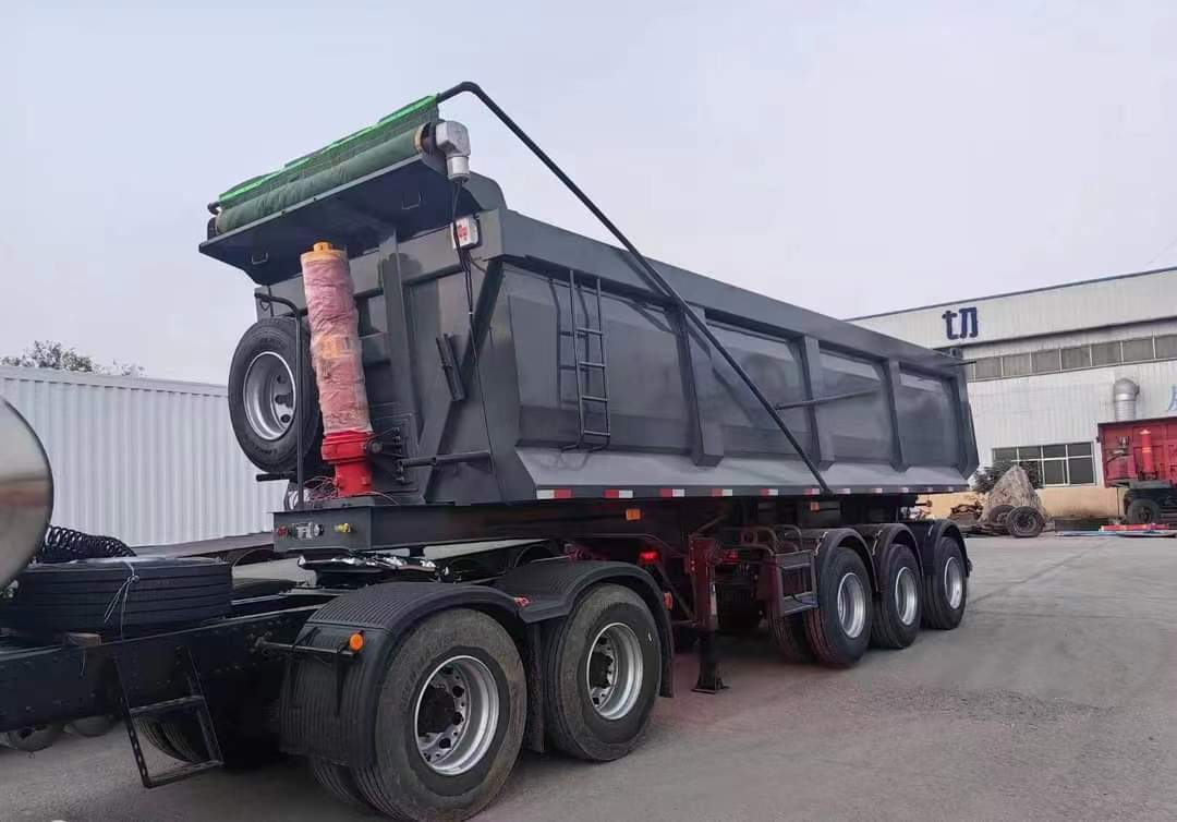 9.5m rear flip dump semi-trailer