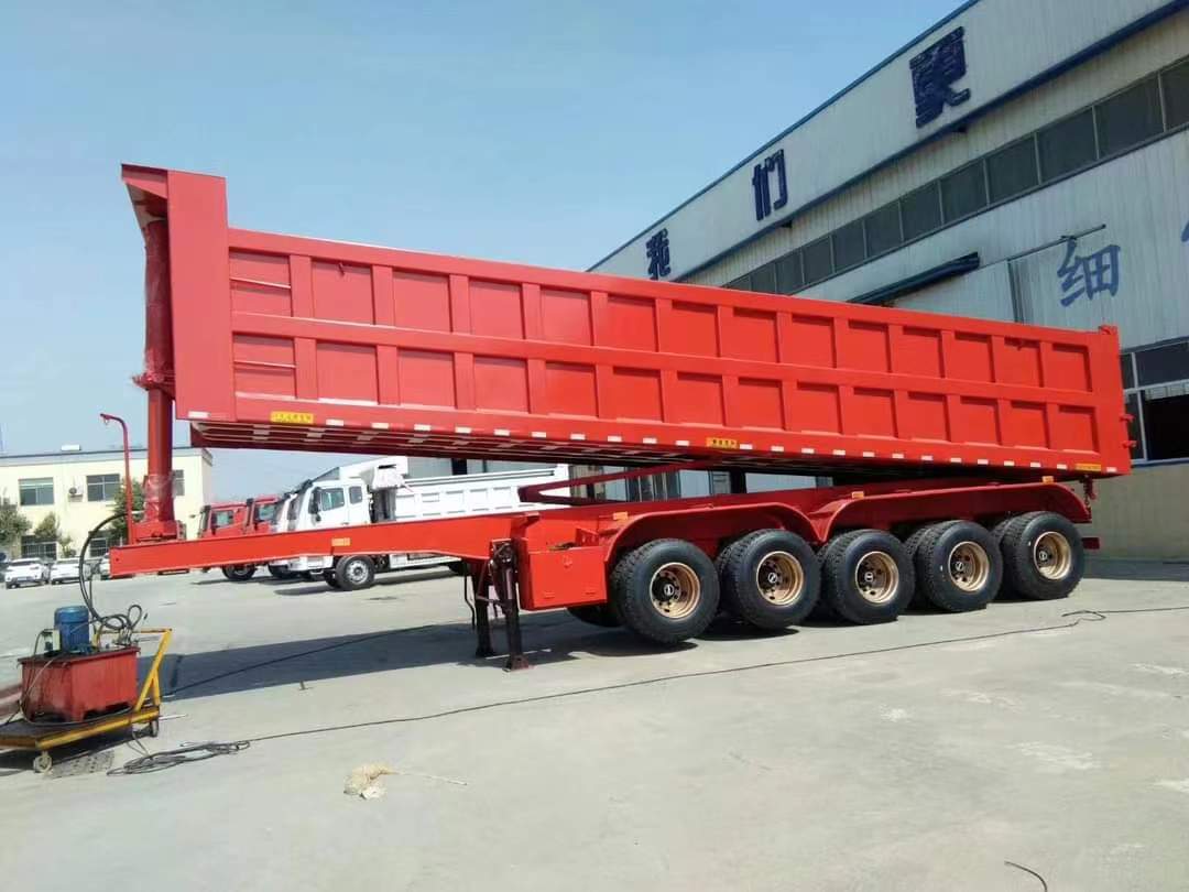 10.5m rear flip dump semi-trailer