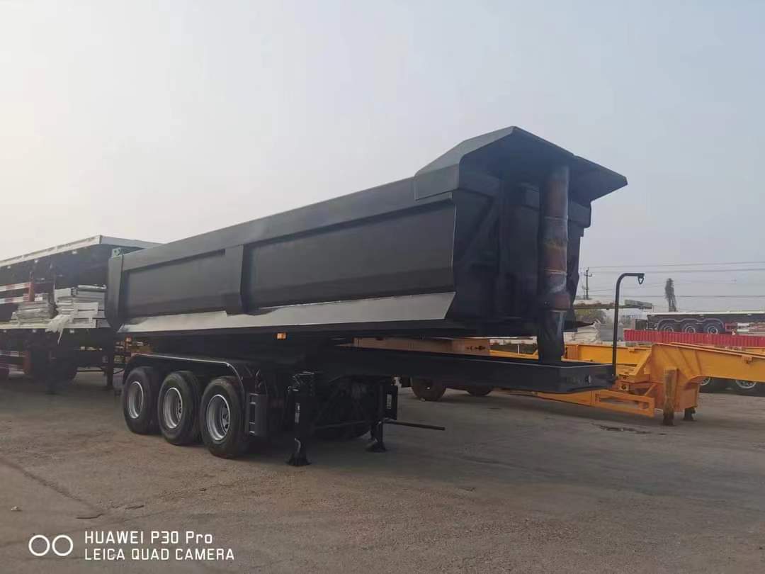 9.5m rear flip dump semi-trailer