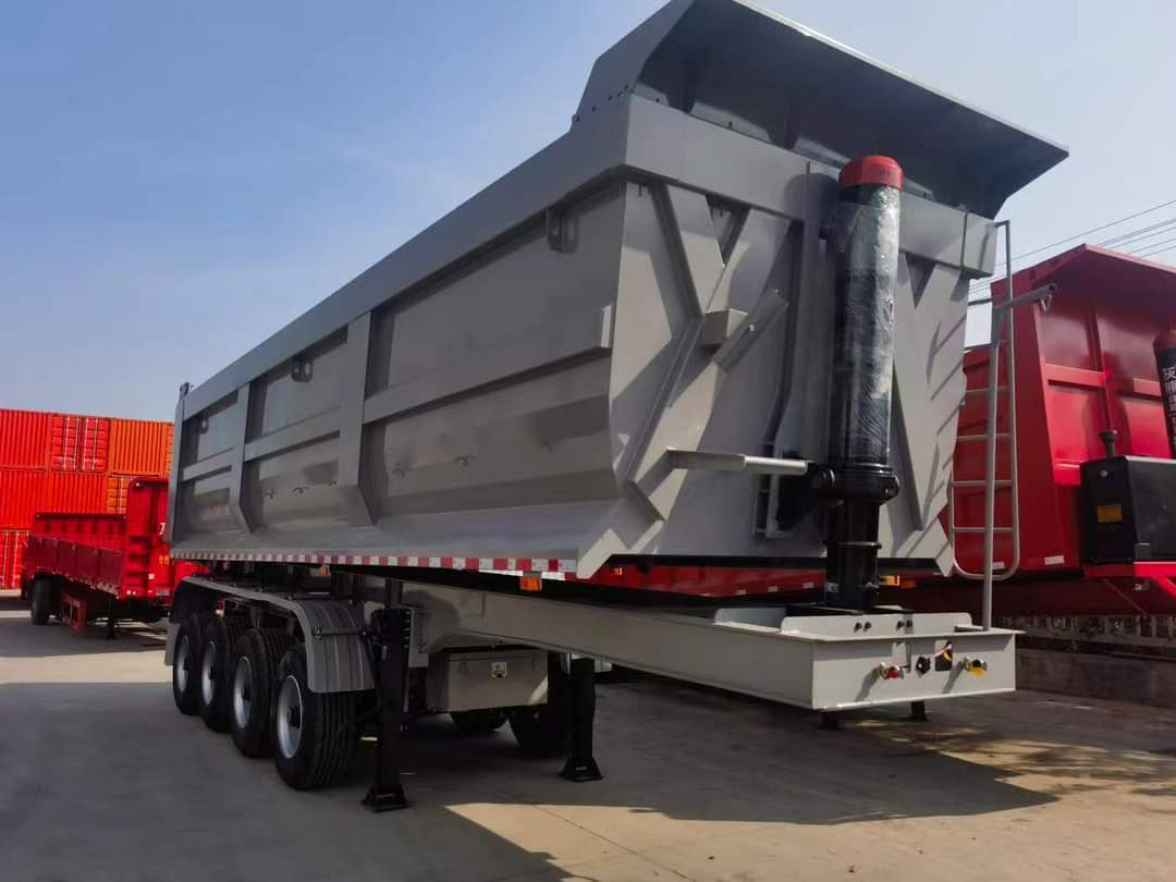 Rear tipping dump truck ordered by Nigerian customer to transport sand