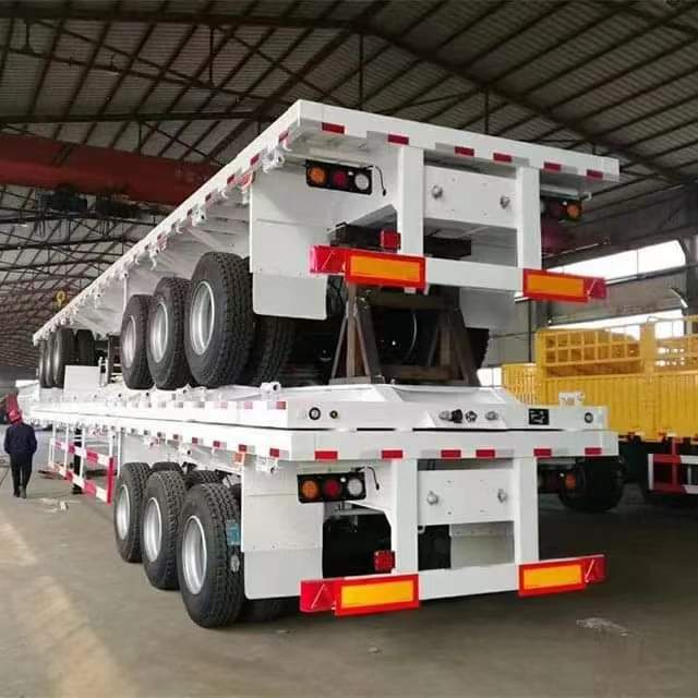 30-foot dangerous goods tank container skeleton transport semi-trailer