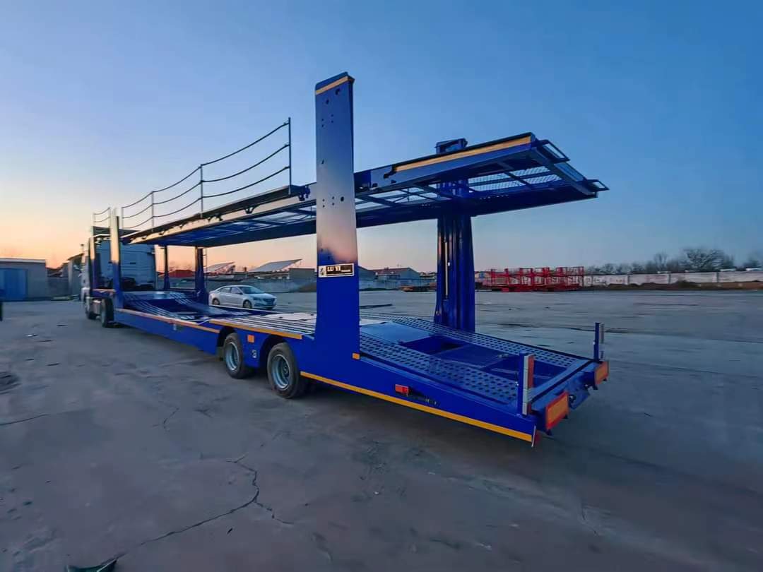 12m center-axle vehicle transport semi-trailer