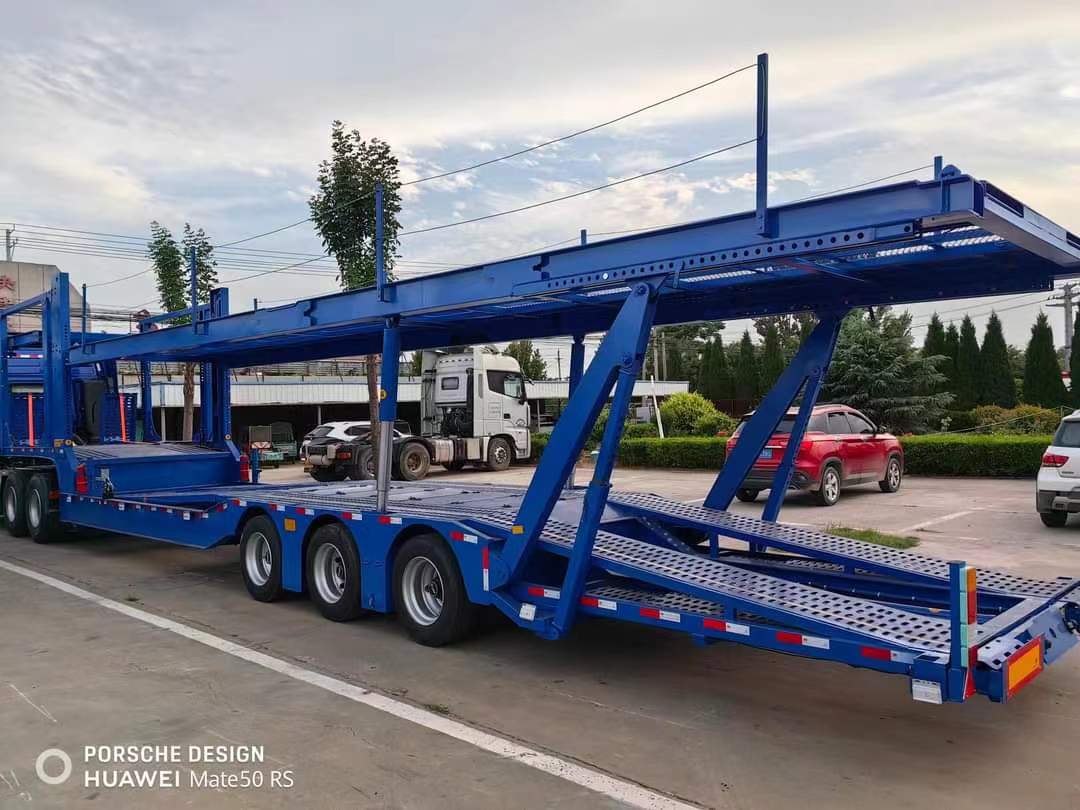 12m center-axle vehicle transport semi-trailer