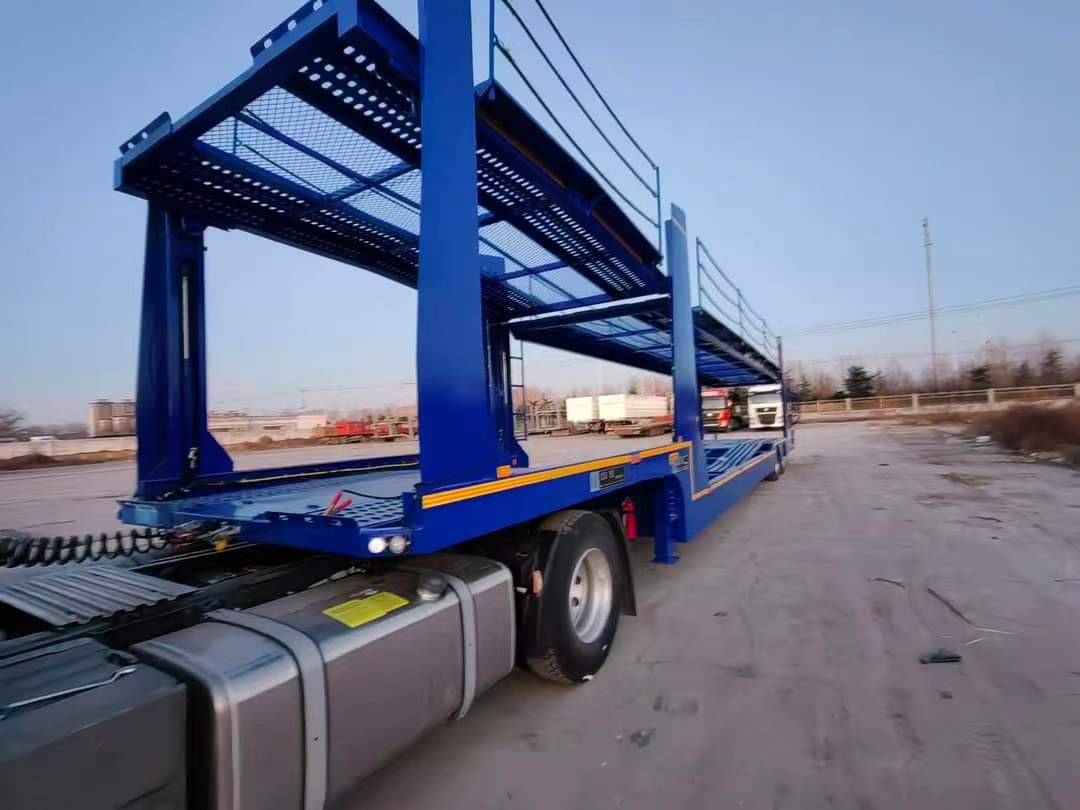 12m center-axle vehicle transport semi-trailer