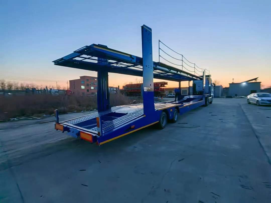 12m center-axle vehicle transport semi-trailer