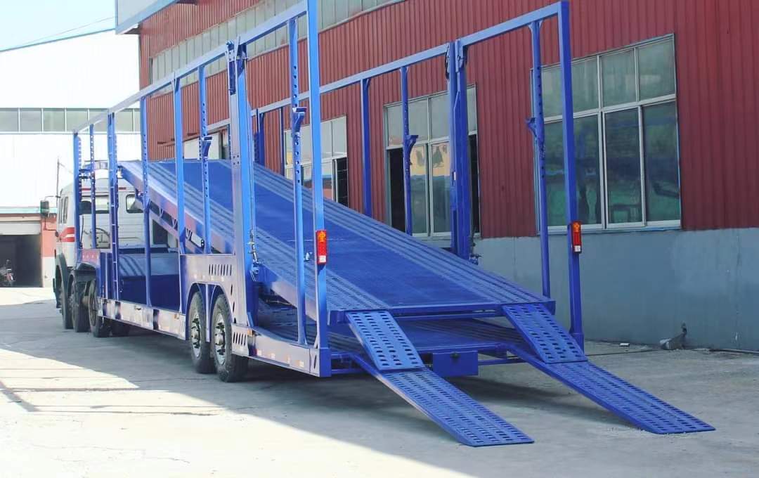 12m center-axle vehicle transport semi-trailer