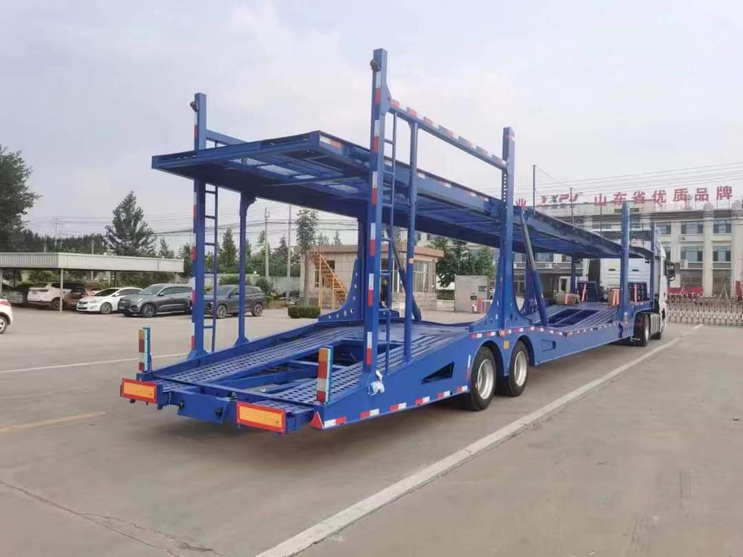 12m center-axle vehicle transport semi-trailer