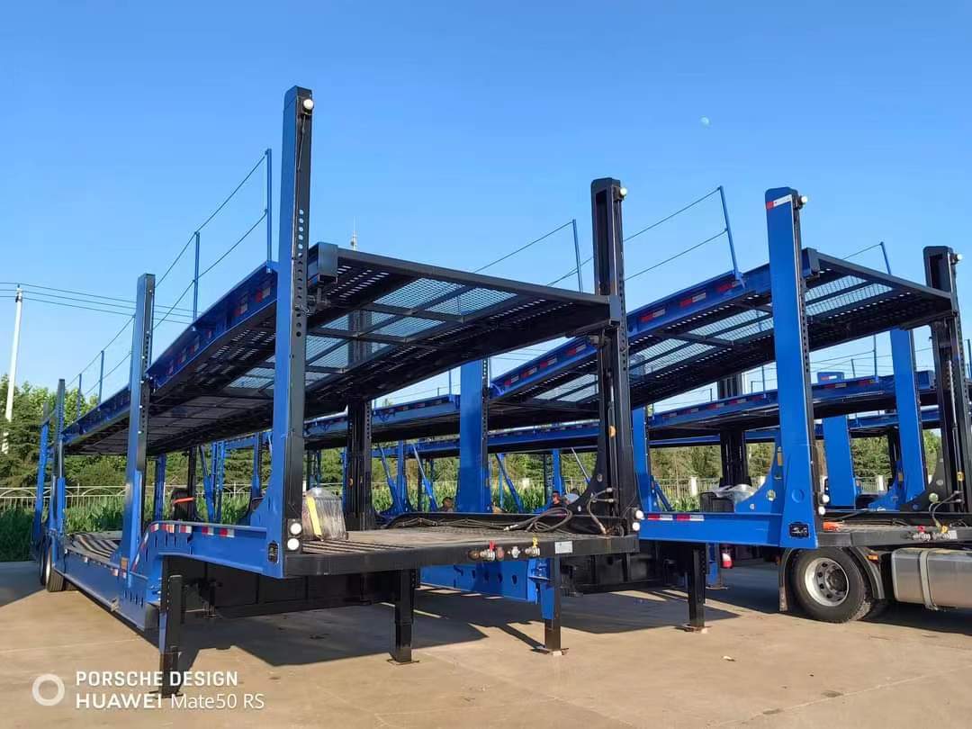 12m center-axle vehicle transport semi-trailer