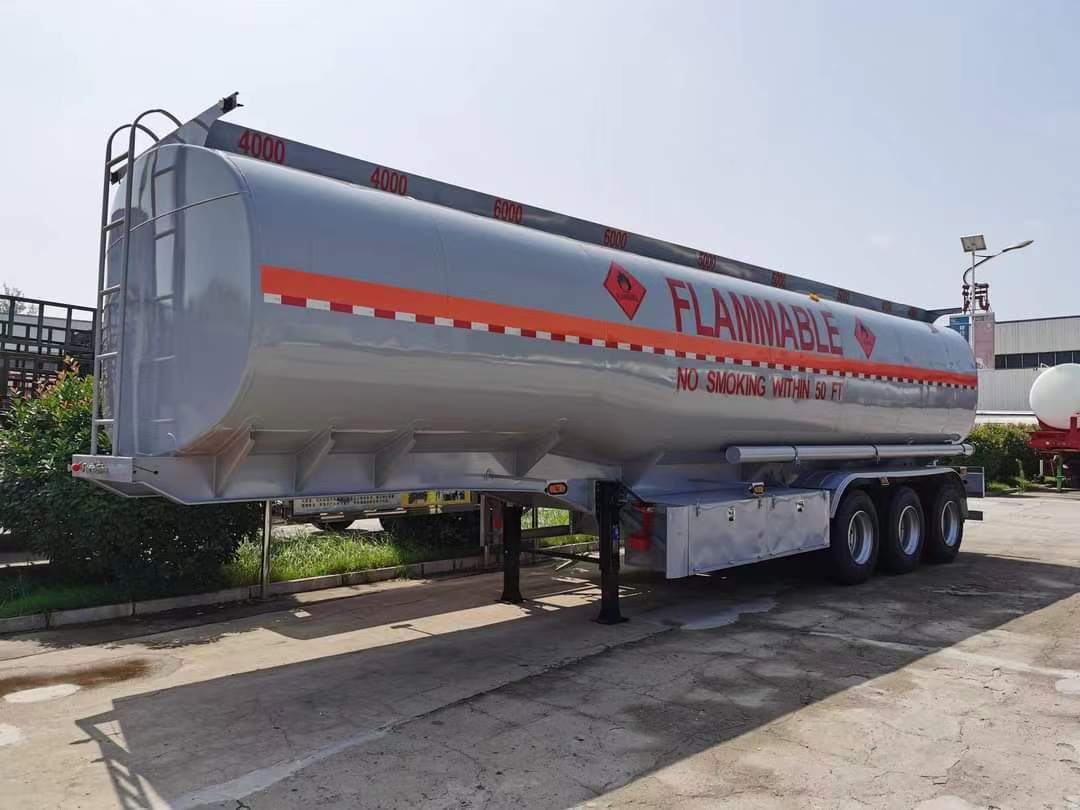 all-aluminum horizontal powder tank semi-trailer