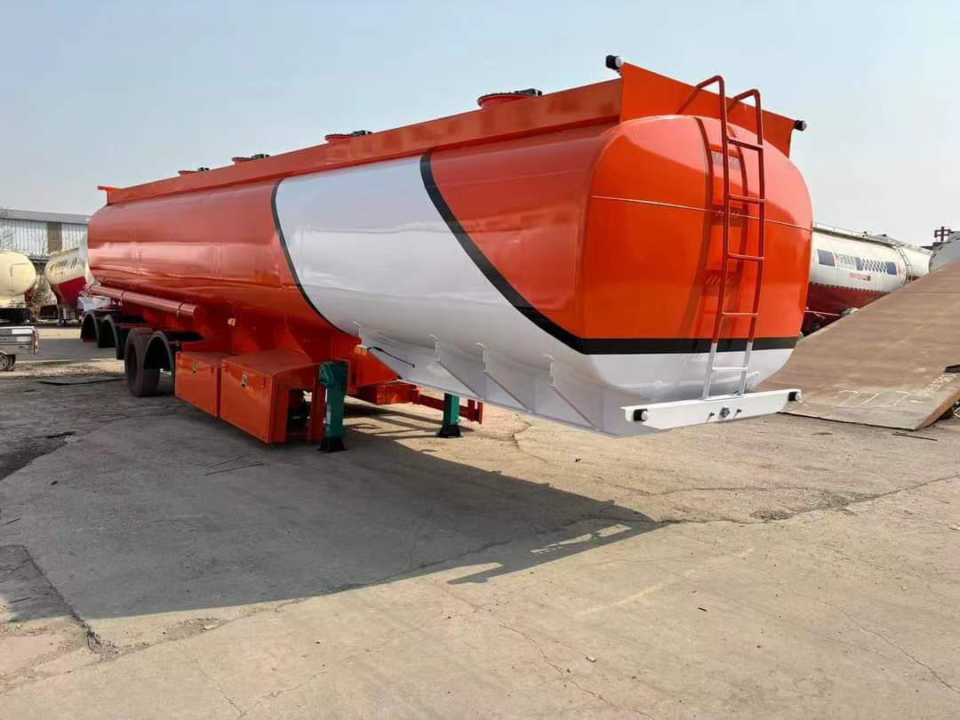 45 square aluminum alloy flammable liquid tank transport semi-trailer