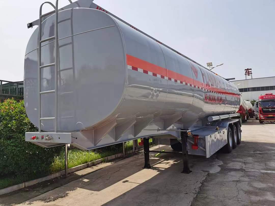 all-aluminum horizontal powder tank semi-trailer