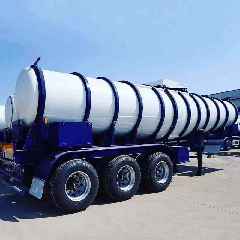 44 cubic meter single row wheel powder material transportation semi-trailer