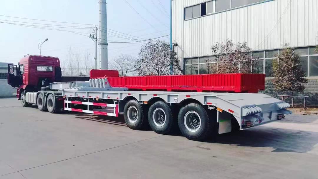 11m low flatbed semi-trailer