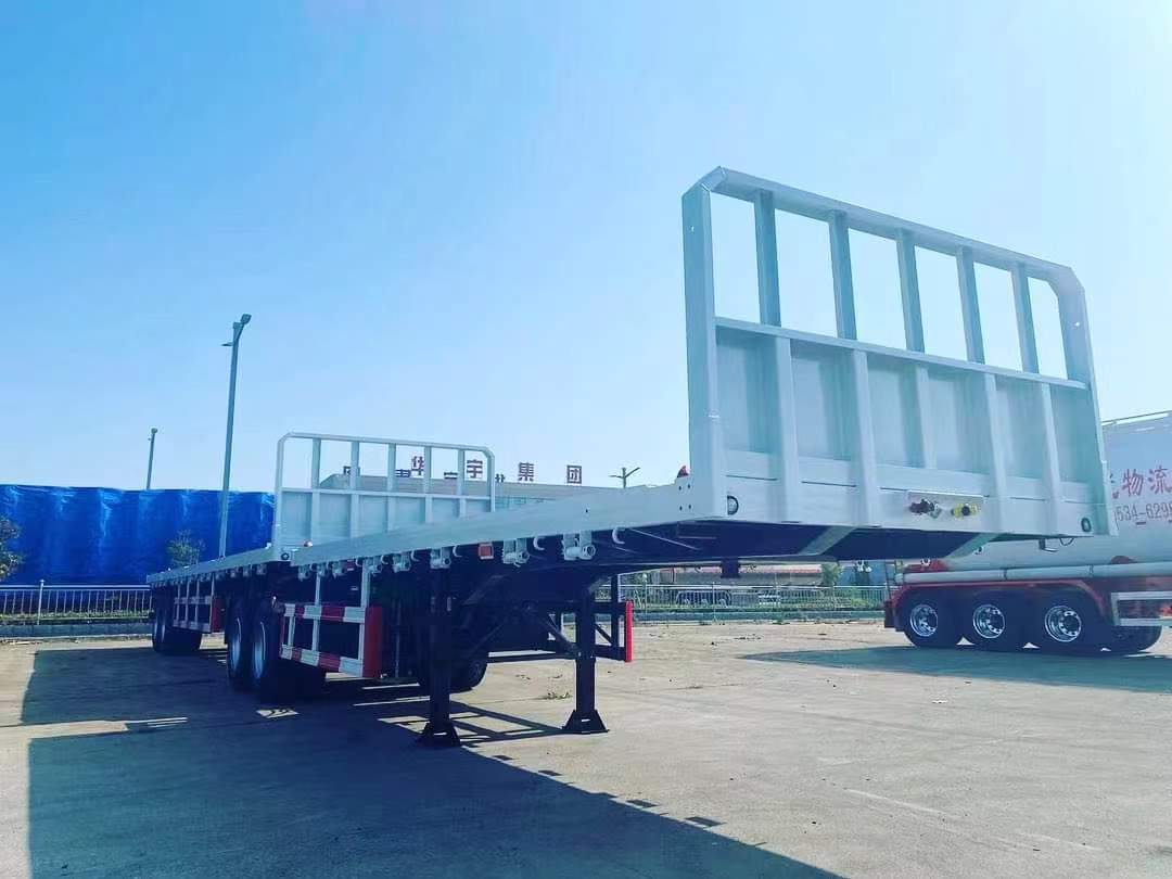 Flatbed semi-trailer ordered by Riyadh customer