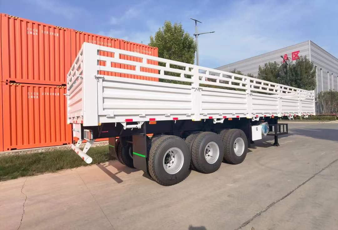 8.6m half-rail semi-trailer