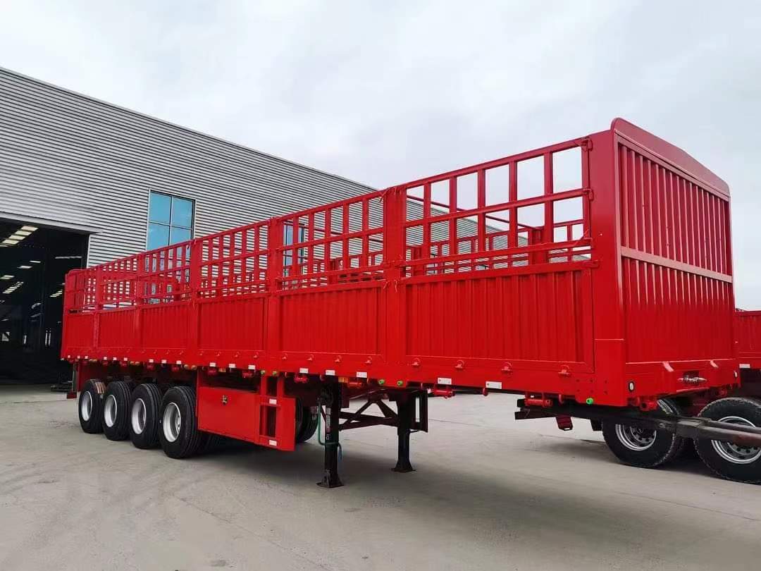 8.6m half-rail semi-trailer