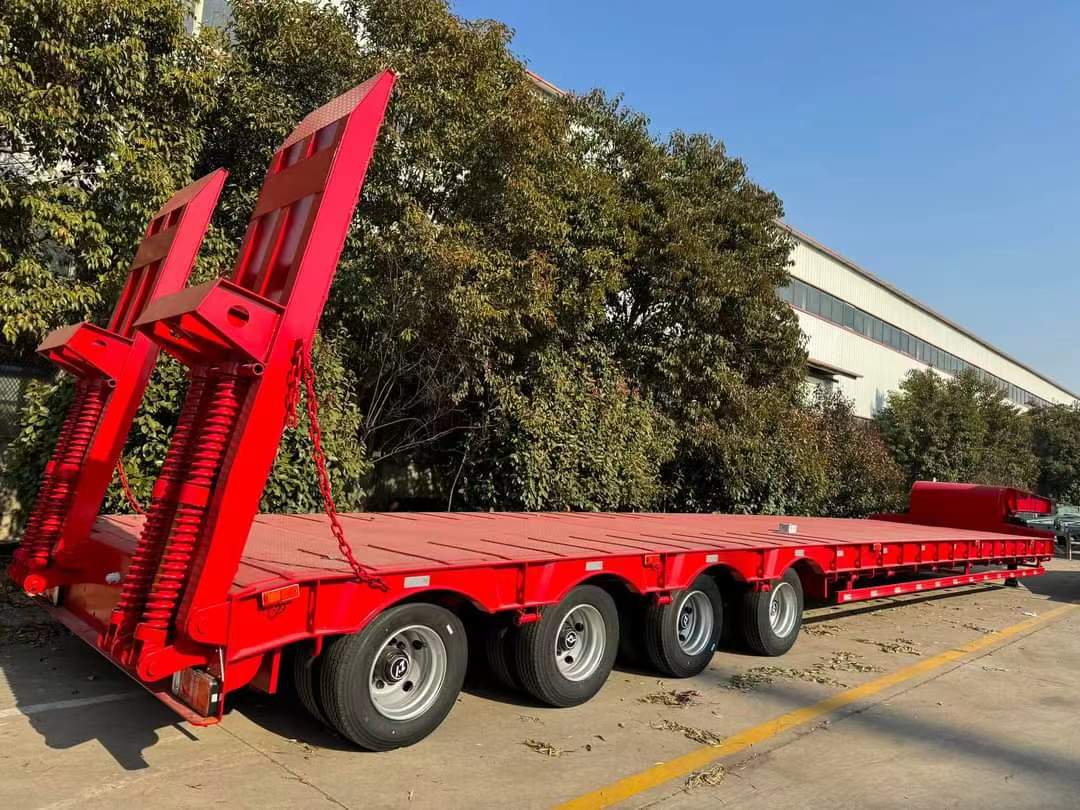 16-meter three-line six-axle low-flat semi-trailer