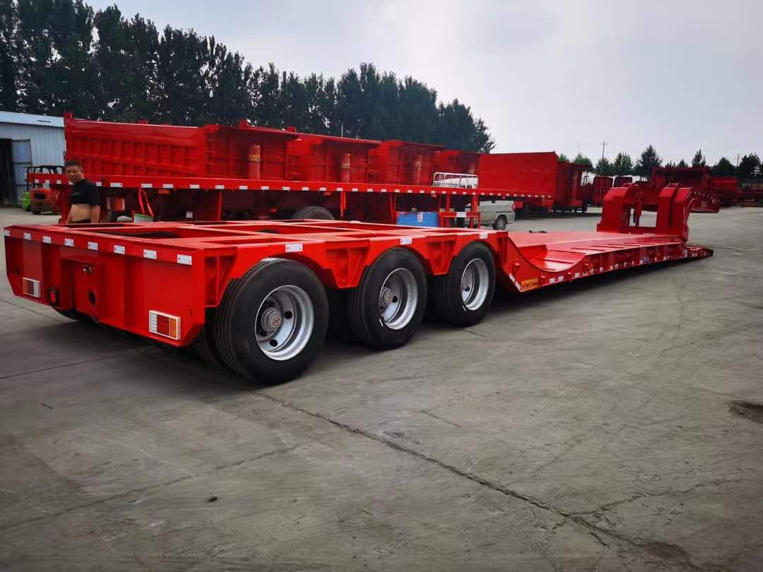 12.5m low flatbed semi-trailer