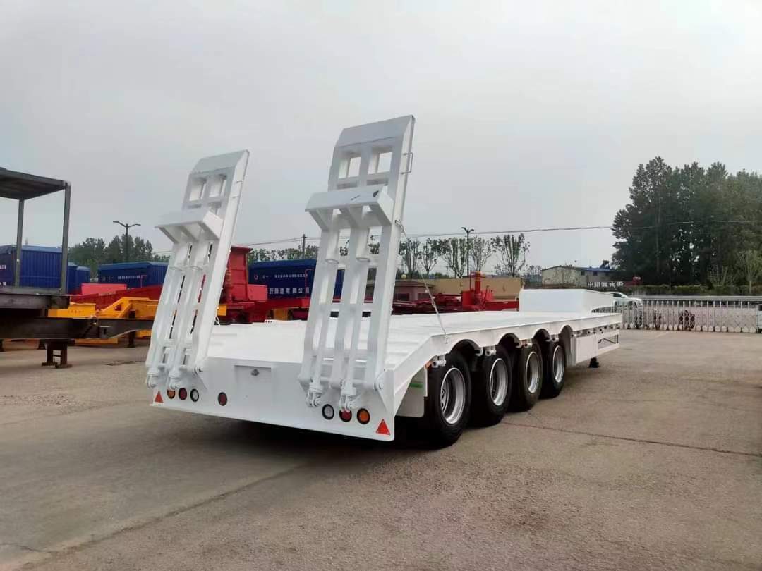 12.5m low flatbed semi-trailer