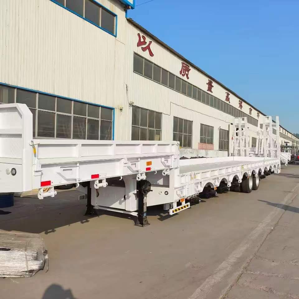 17.5m low flatbed semi-trailer