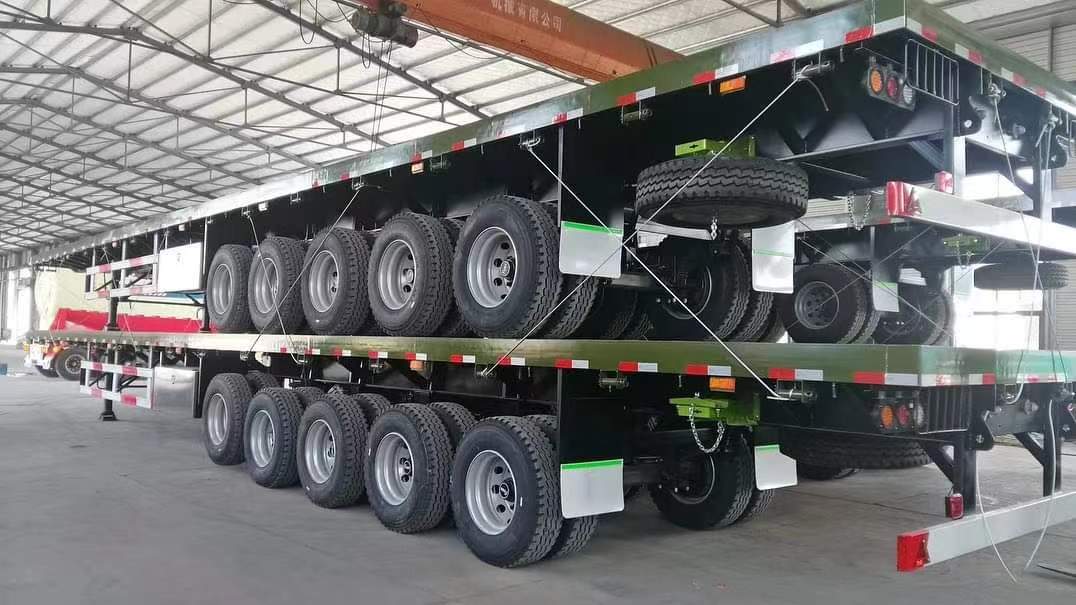 9.5m low flatbed semi-trailer