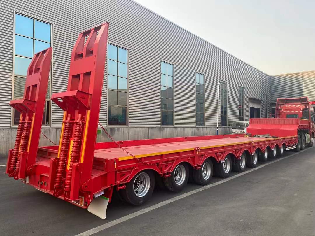 16-meter three-line six-axle low-flat semi-trailer