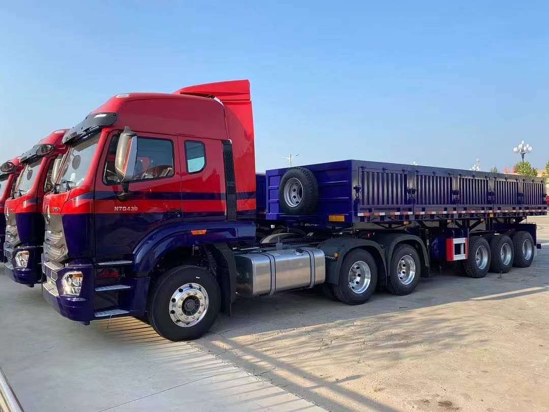 8.6m half-rail semi-trailer