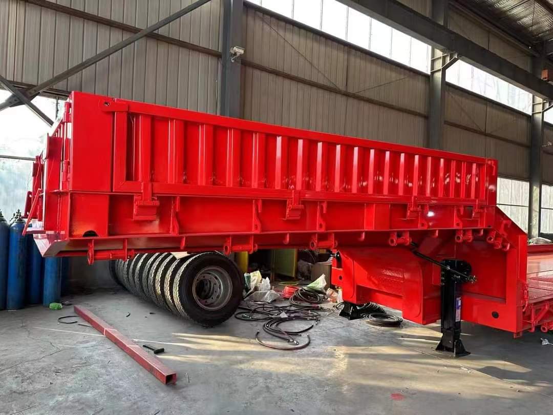 16-meter three-line six-axle low-flat semi-trailer