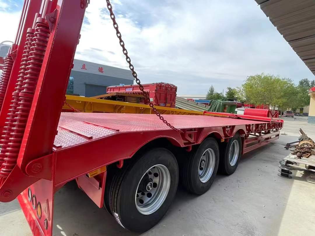 16-meter three-line six-axle low-flat semi-trailer