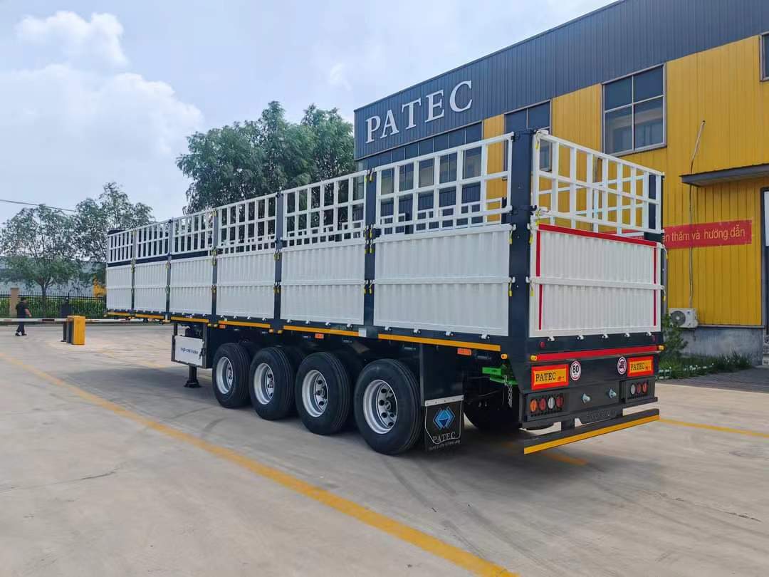 13-meter gooseneck railing semi-trailer