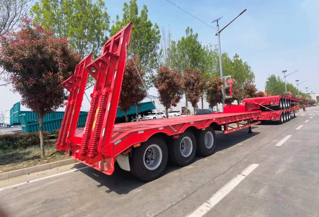 11m low flatbed semi-trailer