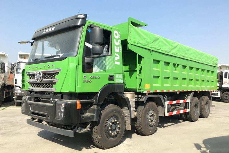 SAIC Hongyan 350 HP 8X4 7.2m dump truck