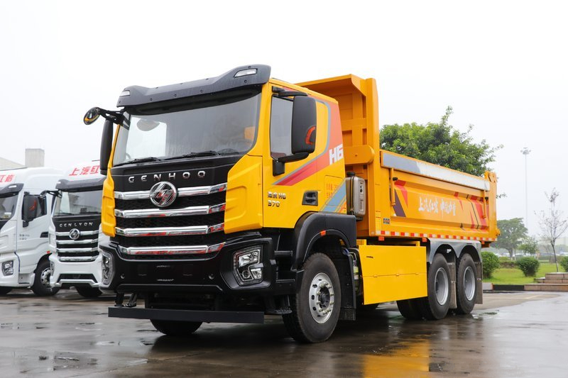 SAIC Hongyan Jieshi C6 390 HP 6X4 5.6m dump truck 