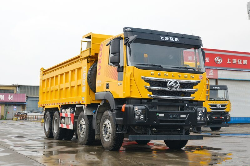 SAIC Hongyan Jieshi C6 Heavy Truck 390 HP 8X4 6.6m Dump Truck 