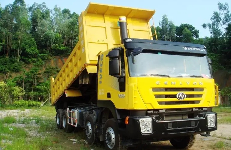 SAIC Hongyan Jieshi C6 Heavy Truck 390 HP 8X4 6.6m Dump Truck 