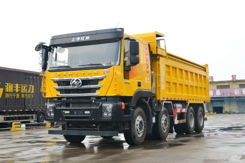 SAIC Hongyan Jieshi C6 Heavy Truck 390 HP 8X4 6.6m Dump Truck 