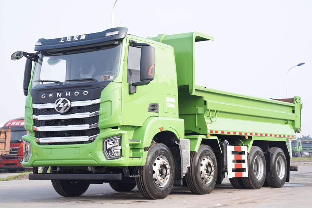 SAIC Hongyan Jiehu H6 350 HP 8X4 6m dump truck 