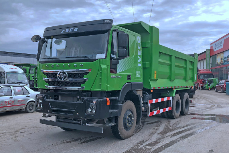 SAIC Hongyan C500 heavy truck 390 horsepower 6X4 6 meter dump truck