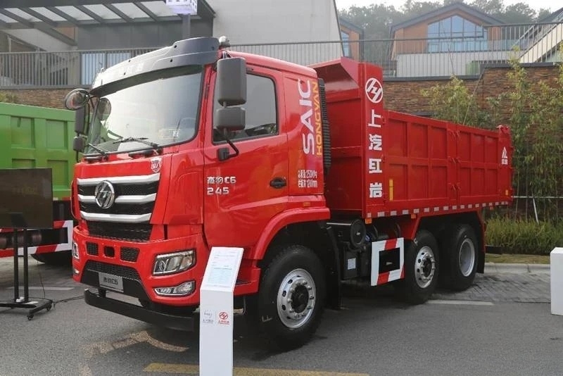 SAIC Hongyan Heavy Truck 390 HP 6X4 6m Dump Truck 