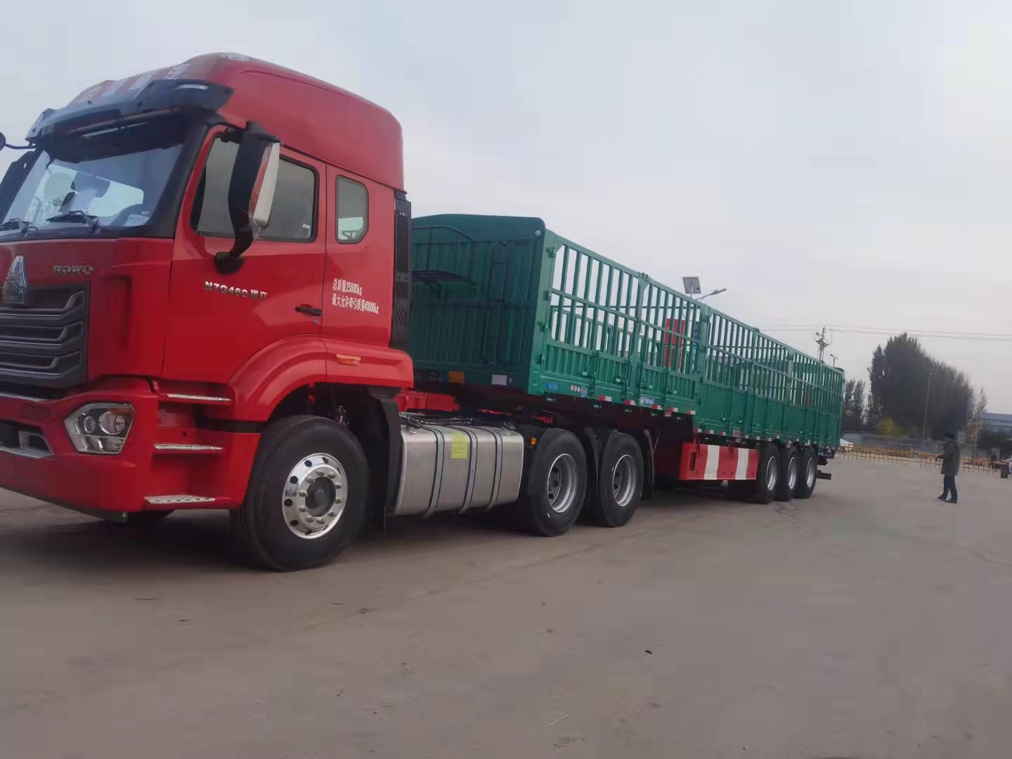 Pakistan custom-made warehouse-gate semi-trailer