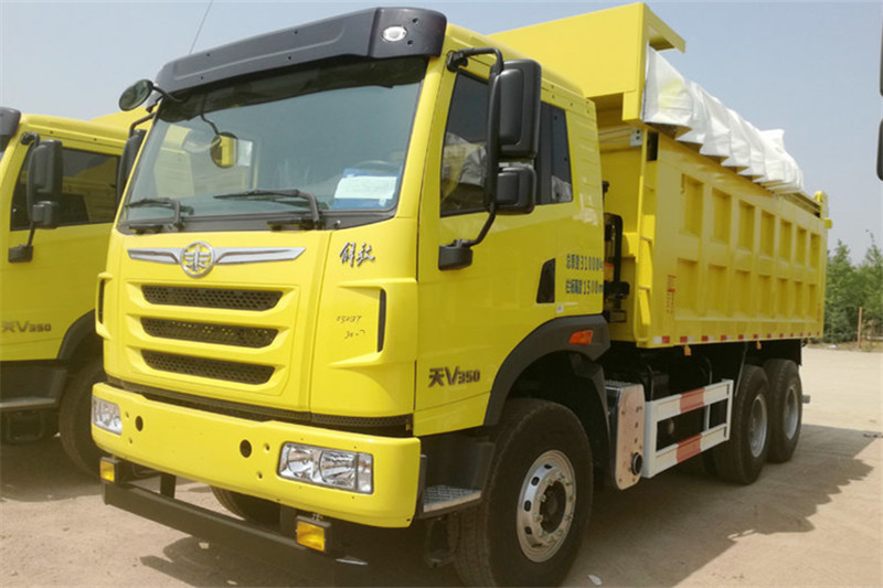 FAWQD Jiefang JH6 heavy truck 375 horsepower 6X4 5.8m dump truck 