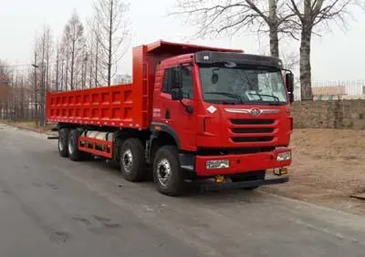 FAWQD Jiefangtian V heavy truck 430 horsepower 8X4 8.4m dump truck