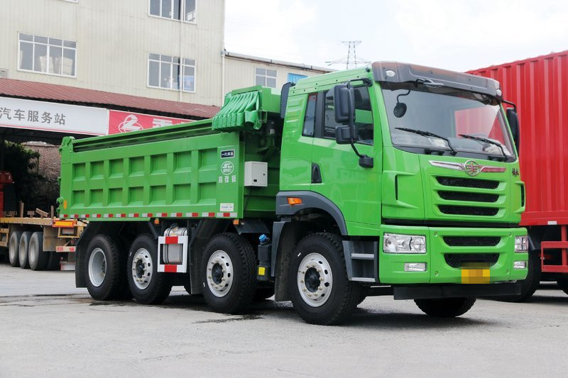 FAWQD Jiefanghan V heavy truck 260 horsepower 8X2 5.2m dump truck 