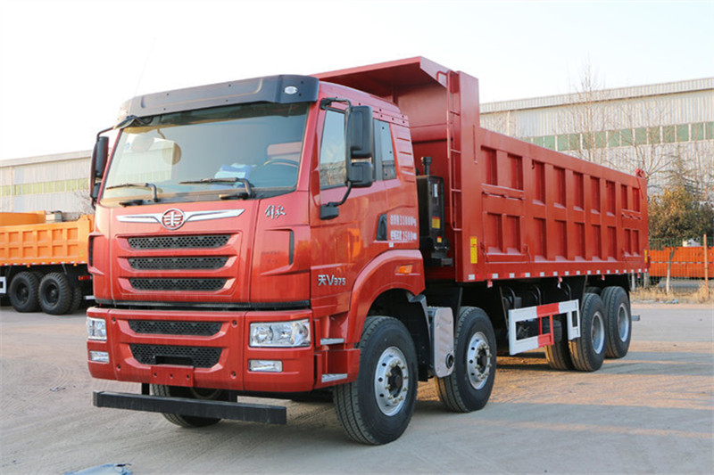 FAWQD Jiefang JH6 heavy truck 430 horsepower 8X4 7.8 meter dump truck 