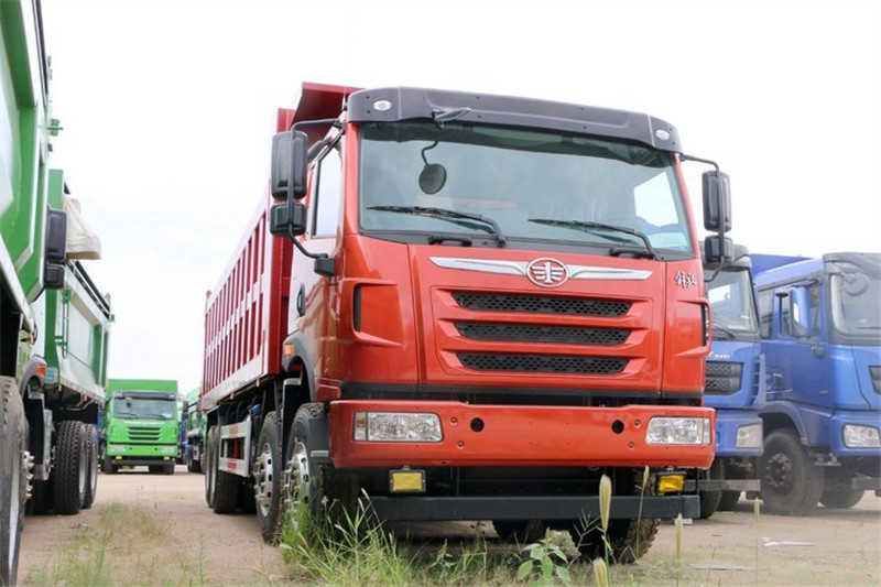 FAWQD Jiefang Han V heavy truck version 2.0 350 horsepower 8X4 5.6 meter dump truck 