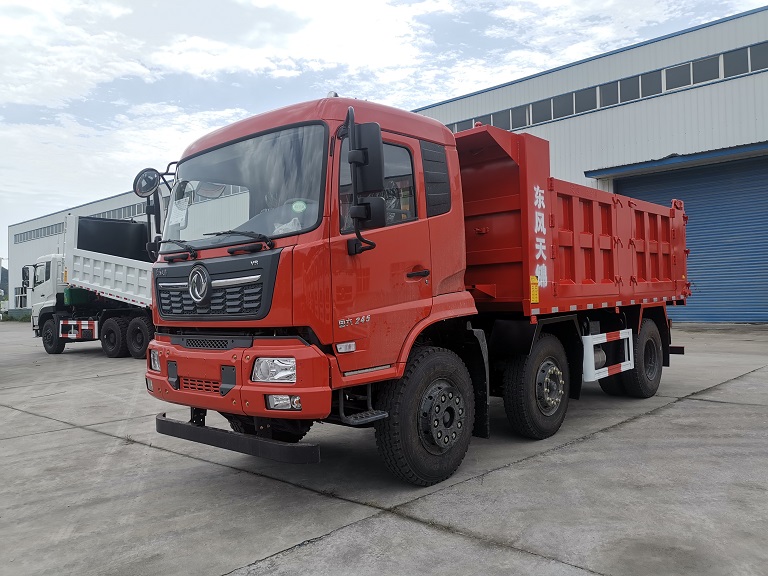 DFC Commercial Vehicle Tianlong KC heavy truck 350 horsepower 8X4 7.2 meter dump truck