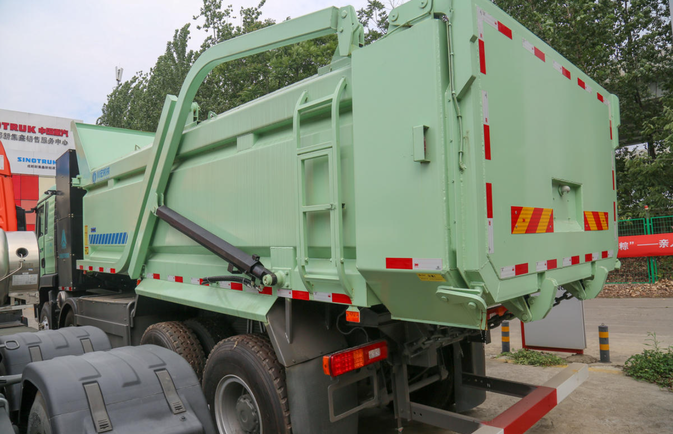 Heavy-duty truck HOWO TX from Heavy-Duty HOWO 8X4 5.6 meters pure electric dump truck